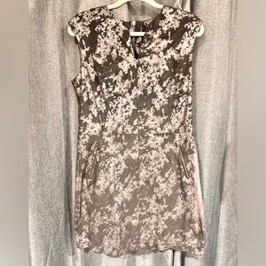 Gray and silver dress lightly worn nice material